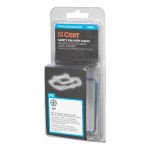 CURT Safety Pin with Durable Zinc-Plated Finish and Chain CURT safety pin with zinc plating and 12-inch chain attachment for trailer couplers.