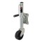 CURT Marine Trailer Jack with Zinc Finish and Swivel Design CURT marine trailer jack with 1200 lbs capacity, zinc finish, 6-inch wheel, and swivel design for trailers.