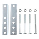CURT marine trailer jack featuring a zinc finish, 8-inch wheel, side-wind handle, and heavy-duty pull-pin for easy trailer mobility and maneuverability.