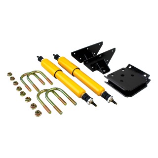 Heavy-Duty Bolt-On Shock Mount Kit for Axle Tubes Heavy-Duty Bolt-On Shock Mount Kit suitable for 2-3/8 or 3 inch axle tubes