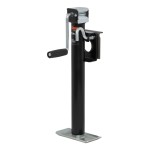 CURT Bracket Mount Swivel Trailer Jack with 3,000 lbs Support CURT swivel trailer jack with side-wind handle and 3,000 lbs support capacity