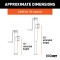 CURT pipe mount swivel jack rated for 3,000 lbs. support with swivel feature and side-wind handle