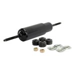 Lippert Replacement Shocks for RV Trailer Suspension, Black Black Lippert replacement shock for RV trailer suspension with bolt-on kit components
