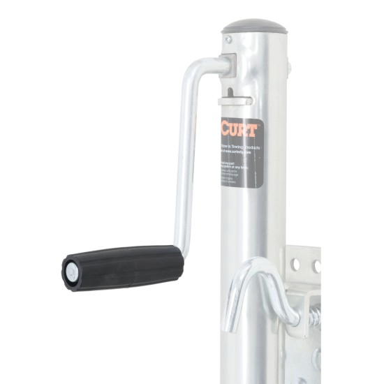 CURT Trailer Jack Replacement Handle Grip with Cap Nut CURT trailer jack replacement handle grip, includes black knob and cap nut