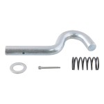 CURT 1/2 inch pull-pin for swivel and marine trailer jacks 1/2 inch pull-pin with spring for CURT trailer jacks, zinc-plated