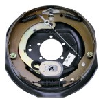 Lippert Replacement Electric Brake Assembly - Left Hand Side Lippert left-hand electric brake assembly for 15 to 17.5 inch wheels, 12x2 drum size.