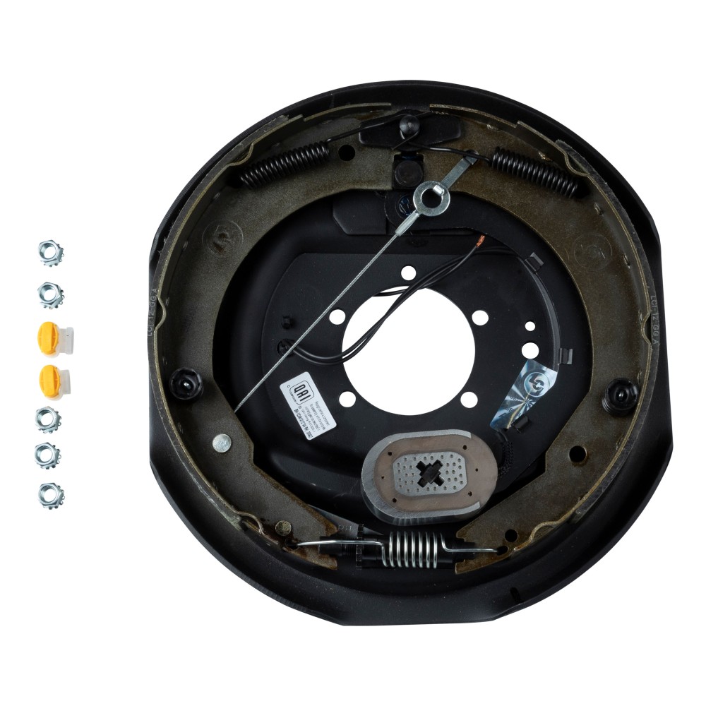 Lippert Right Hand Electric Brake Assembly for 15" to 17.5" Wheels Lippert right-hand electric brake assembly for 15" to 17.5" wheels and 5,200-8,000 lb axles.