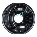 Lippert Electric Brake Assembly for 3500 lb Axles, Left-Hand Side Lippert replacement electric brake assembly, left-hand side, for 13-15 inch wheels and 3,500-lb axles.