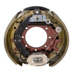 Lippert Left-Hand Electric Brake Assembly for 12,000-lb Axles Lippert electric brake assembly for left-hand side installation on 16-17.5” wheels and 12,000-lb axles.