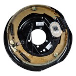 Lippert Left-Hand Brake Assembly for 5,200-7,000 lbs Axles - 12x2 Inch Lippert replacement brake assembly designed for left-hand installation on axles rated 5,200 to 8,000 lbs