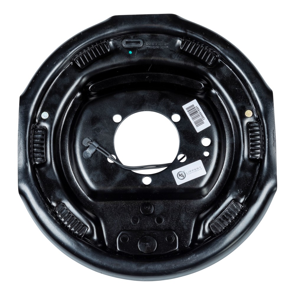 Lippert Right-Hand Electric Brake Assembly for Trailer Axles Lippert replacement standard electric brake assembly, right-hand installation, compatible with 5,200 to 8,000 lbs axles.