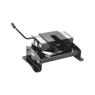 REESE 30K Heavy-Duty Fifth Wheel Hitch with Dual Jaw Design REESE 30K fifth wheel hitch, 30,000 lbs towing capacity, dual jaw, black finish