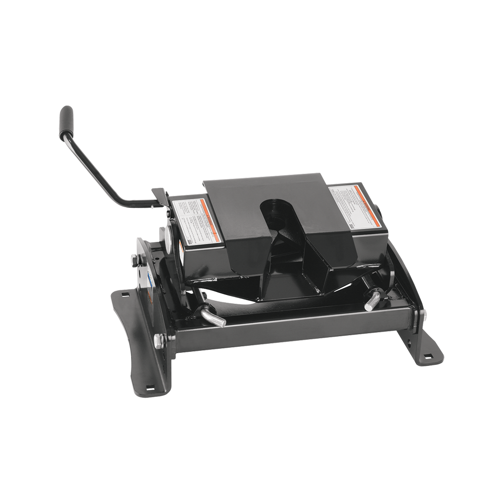 REESE 30K Heavy-Duty Fifth Wheel Hitch with Dual Jaw Design REESE 30K fifth wheel hitch, 30,000 lbs towing capacity, dual jaw, black finish