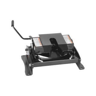 REESE 30K Heavy-Duty Fifth Wheel Hitch with Dual Jaw Design REESE 30K fifth wheel hitch, 30,000 lbs towing capacity, dual jaw, black finish
