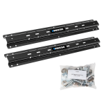 REESE Universal Fifth Wheel Mounting Rails for Trucks REESE fifth wheel mounting rails installed in a truck bed for towing