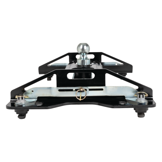 REESE 14K Max Duty Gooseneck Hitch for Half Ton Trucks REESE 14K Max Duty Gooseneck Hitch installed on a half ton truck