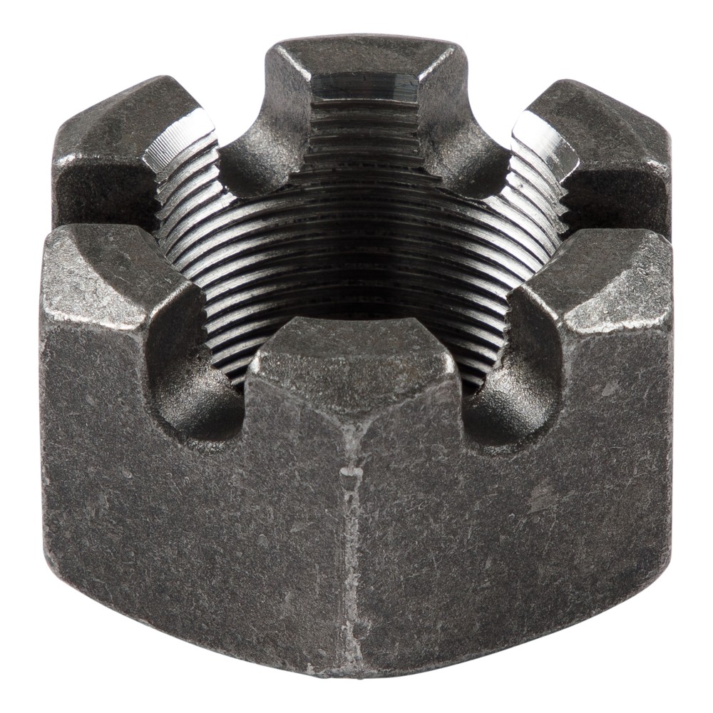 Lippert Replacement Spindle Nut for 12,000-16,000 lb Axles Lippert Replacement Spindle Nut with 6-slot castle design for 12,000-16,000 lb axle capacities