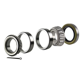 Lippert replacement bearing kit compatible with 3,500 lbs trailer axles, fits Lippert, Dexter, and Al-Ko hubs