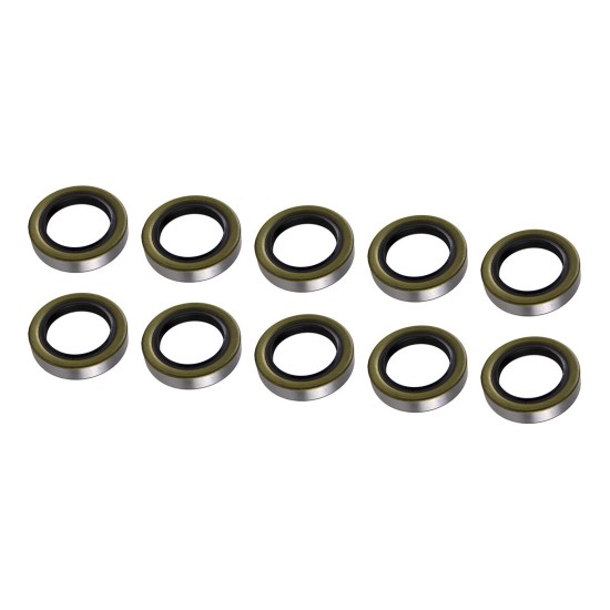 Lippert Replacement Double Lip Grease Seals for Trailer Axles Lippert replacement double lip grease seal for trailer axles, available in packs of 2 or 10