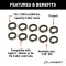 Lippert Double Lip Grease Seal for Trailer Axles - Pack of 2 or 10 Lippert replacement double lip grease seal for 1,250 to 8,000-lb trailer axles