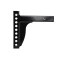 Weight Distribution Shank with 8.75" Drop and 9 Bolt Holes Weight distribution shank suitable for rise and drop applications, black powder coated.