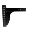 Weight Distribution Shank with 8.75" Drop and 9 Bolt Holes Weight distribution shank suitable for rise and drop applications, black powder coated.