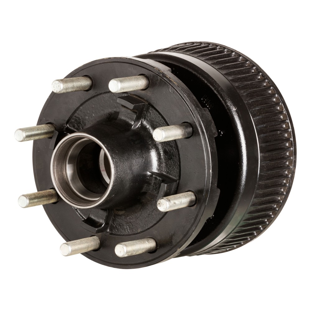 Lippert Brake Hub for 16,000-lb Axle with 8 on 275mm Pattern Lippert brake hub assembly for 16,000-lb axle featuring durable iron with 8 on 275 mm bolt pattern and 22 mm studs.