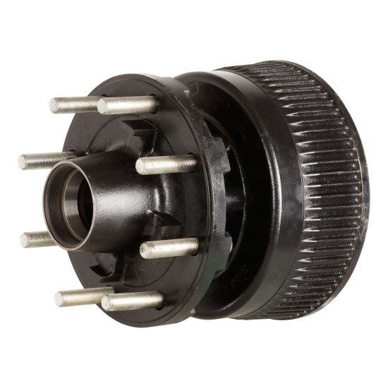 Lippert Brake Hub for 16,000-lb Axle with 8 on 275mm Pattern Lippert brake hub assembly for 16,000-lb axle featuring durable iron with 8 on 275 mm bolt pattern and 22 mm studs.