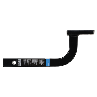 REESE Draw Bar for 1-1/4 Inch Receiver with 4 Inch Rise REESE draw bar in black finish, compatible with 1-1/4 inch hitch receiver, 2000 lbs capacity