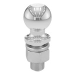 CURT 2-5/16 inch Trailer Ball for Heavy-Duty Towing Chrome Finish CURT 2-5/16 inch trailer ball with nickel-chrome finish for towing