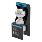 CURT 2-5/16 Inch Trailer Ball with Chrome Finish and 20000 LB GTW CURT 2-5/16 inch trailer ball with chrome finish, supporting up to 20000 lbs for heavy-duty towing.
