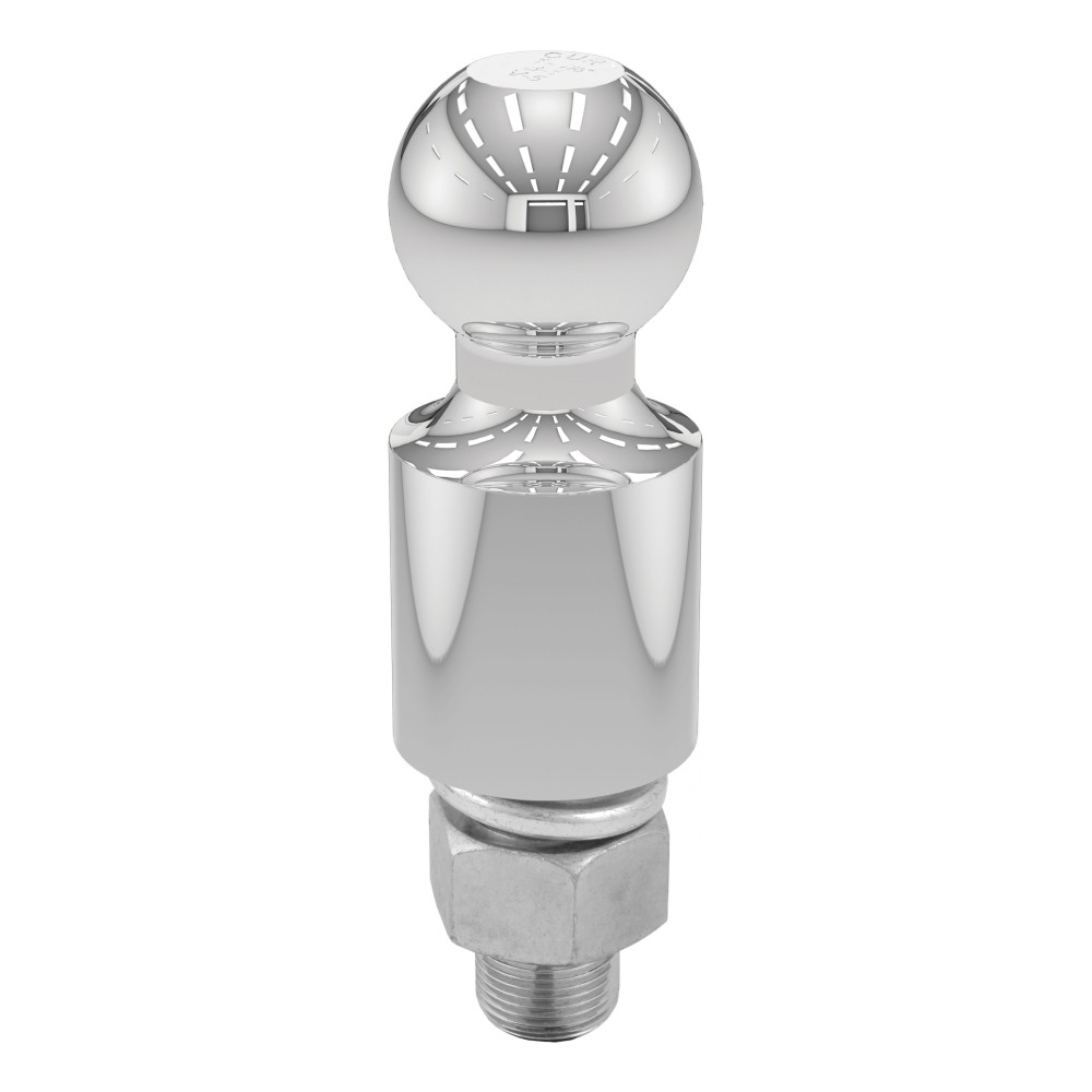 CURT 1-7/8 Inch Trailer Ball with 1 Inch Diameter Shank CURT 1-7/8 inch trailer ball, 1 inch shank, 3500 lbs capacity, chrome finish