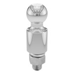 CURT 1-7/8 Inch Trailer Ball with 1 Inch Diameter Shank CURT 1-7/8 inch trailer ball, 1 inch shank, 3500 lbs capacity, chrome finish
