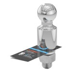 CURT 1-7/8 Inch Trailer Ball with 1 Inch Diameter Shank CURT 1-7/8 inch trailer ball, 1 inch shank, 3500 lbs capacity, chrome finish