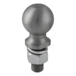 CURT 2-5/16 Inch Trailer Ball for Heavy-Duty Towing CURT 2-5/16 inch trailer ball, 12,000 lbs capacity, high-strength raw steel formation