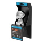CURT 1-7/8 inch Trailer Ball with Chrome Finish for Towing CURT 1-7/8 inch trailer ball with chrome finish and 3500 lbs capacity for safe towing