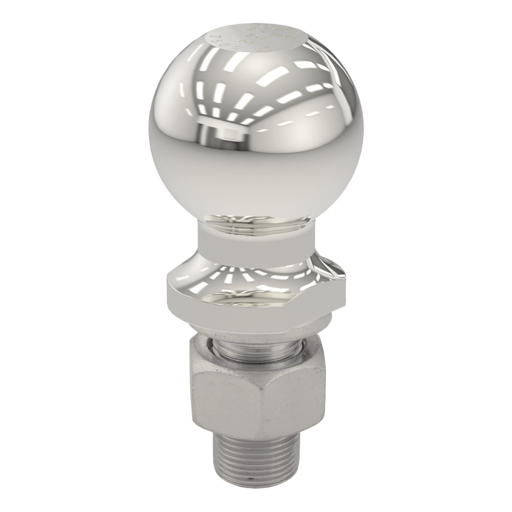 CURT 2-5/16 Inch Trailer Ball for Heavy-Duty Towing CURT 2-5/16 inch trailer ball with 7,500 lbs capacity and stainless finish