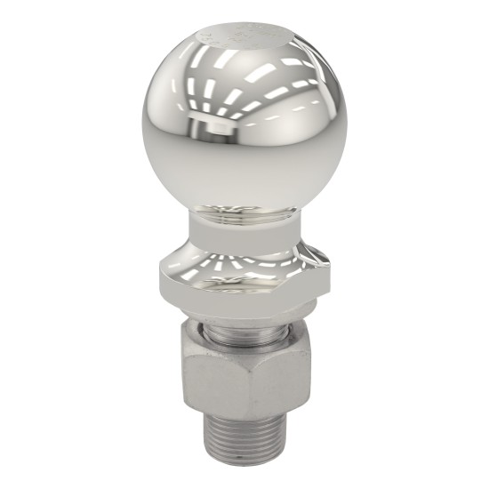 CURT 2-5/16 Inch Trailer Ball for Heavy-Duty Towing CURT 2-5/16 inch trailer ball with 7,500 lbs capacity and stainless finish