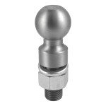 CURT 2-5/16 Inch Trailer Ball - Heavy-Duty Towing Equipment CURT 2-5/16 inch trailer ball with raw steel finish, suitable for heavy-duty towing