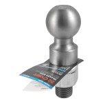 CURT 2-5/16 Inch Trailer Ball - Heavy-Duty Towing Equipment CURT 2-5/16 inch trailer ball with raw steel finish, suitable for heavy-duty towing