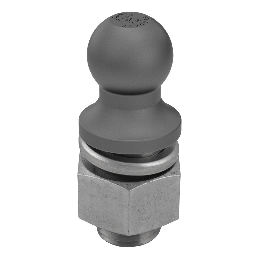CURT 2-5/16 Inch Trailer Ball for Heavy-Duty Towing, 30,000 lbs CURT 2-5/16 inch trailer ball with 30,000 lbs capacity for towing heavy trailers
