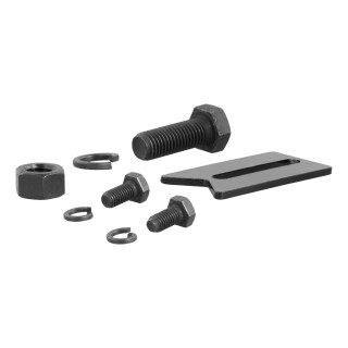 CURT ATV Towing Adapter with 2-inch Receiver and No-Swivel Design CURT ATV bolt-on adapter with 2-inch receiver and welded D-ring for towing