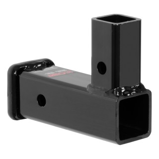 CURT Vertical Trailer Hitch Adapter for Standard Ball Mount CURT vertical trailer hitch adapter with 2x2 shank, black matte finish, lifting 5,000 lbs.