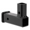 CURT Vertical Trailer Hitch Adapter for Standard Ball Mount CURT vertical trailer hitch adapter with 2x2 shank, black matte finish, lifting 5,000 lbs.