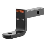 CURT Class 2 Ball Mount for Light-Duty Towing with 1-1/4 Inch Shank CURT class 2 ball mount ideal for sedans and SUVs, 3,500 lbs capacity with black powder coat finish