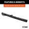 CURT 2-1/2 to 2 inch hitch adapter with safety features CURT hitch adapter converting 2-1/2 to 2 inches, with safety chain loops and electrical bracket
