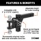 CURT Adjustable Ball Mount with Dual Ball for Trailer Towing CURT adjustable ball mount featuring dual ball sizes and adjustable shank for versatile trailer towing.