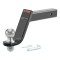 CURT Loaded Ball Mount with 2-5/16 Inch Trailer Ball and Clip CURT loaded ball mount featuring a 2-5/16 inch trailer ball with pin and clip