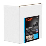 CURT Hitch Accessory Wall Mount for Secure Garage Storage CURT wall mount organizing hitch accessories in a garage