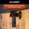 CURT hitch accessory wall mount for secure storage of towing tools